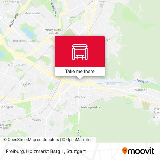 Карта Freiburg, Holzmarkt Bstg 1