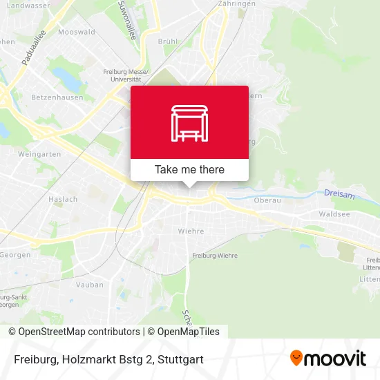 Карта Freiburg, Holzmarkt Bstg 2