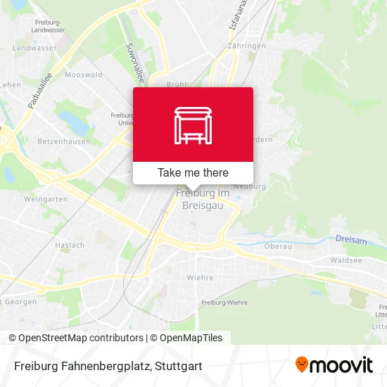 Карта Freiburg Fahnenbergplatz