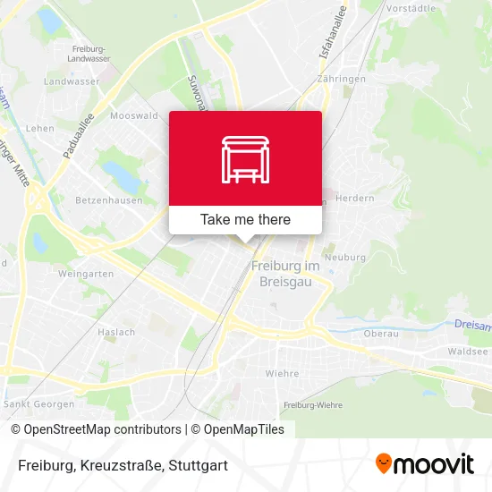 Карта Freiburg, Kreuzstraße