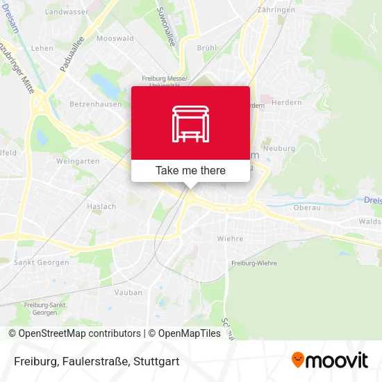 Карта Freiburg, Faulerstraße