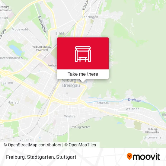 Карта Freiburg, Stadtgarten