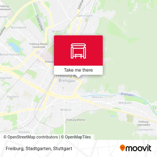 Карта Freiburg, Stadtgarten