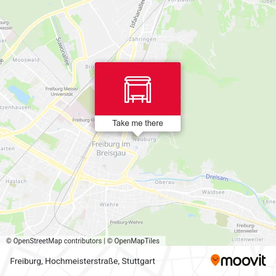 Карта Freiburg, Hochmeisterstraße
