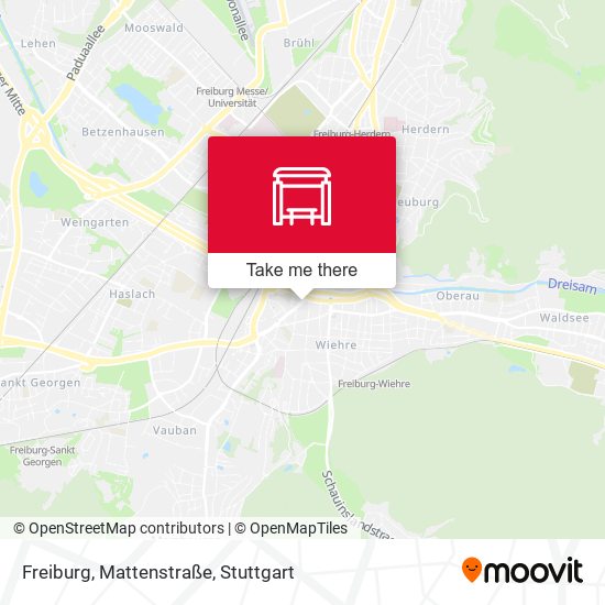 Freiburg, Mattenstraße map