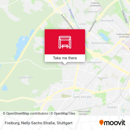 Карта Freiburg, Nelly-Sachs-Straße