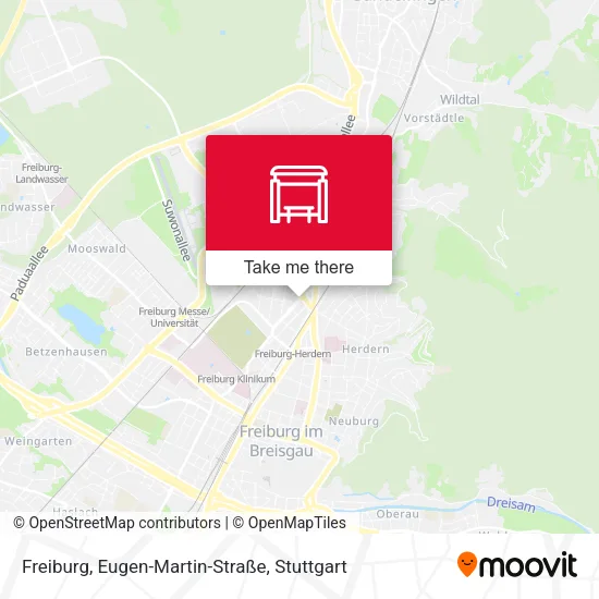 Карта Freiburg, Eugen-Martin-Straße