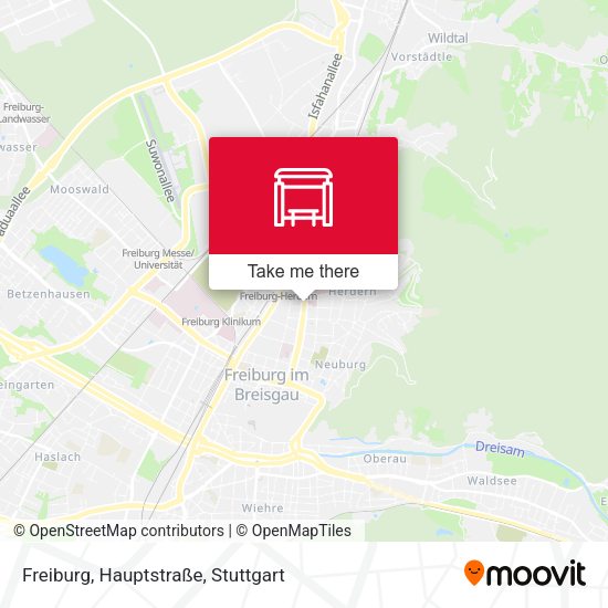 Freiburg, Hauptstraße map