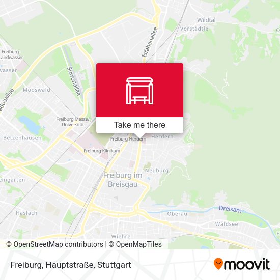 Freiburg, Hauptstraße map