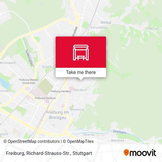 Freiburg, Richard-Strauss-Str. map