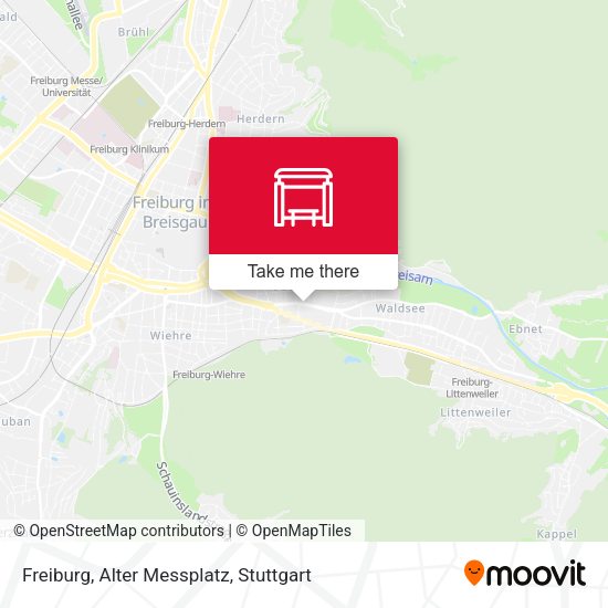 Карта Freiburg, Alter Messplatz