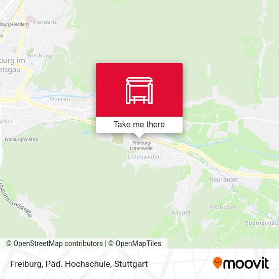Freiburg, Päd. Hochschule map