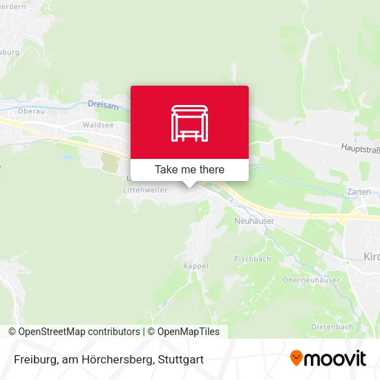 Карта Freiburg, am Hörchersberg