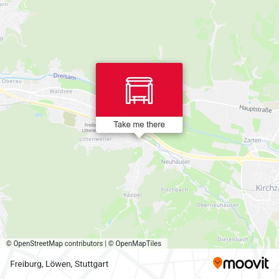 Freiburg, Löwen map