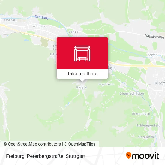 Карта Freiburg, Peterbergstraße