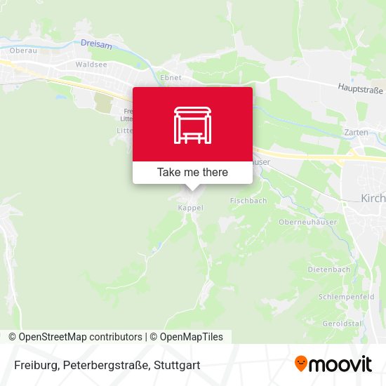 Freiburg, Peterbergstraße map