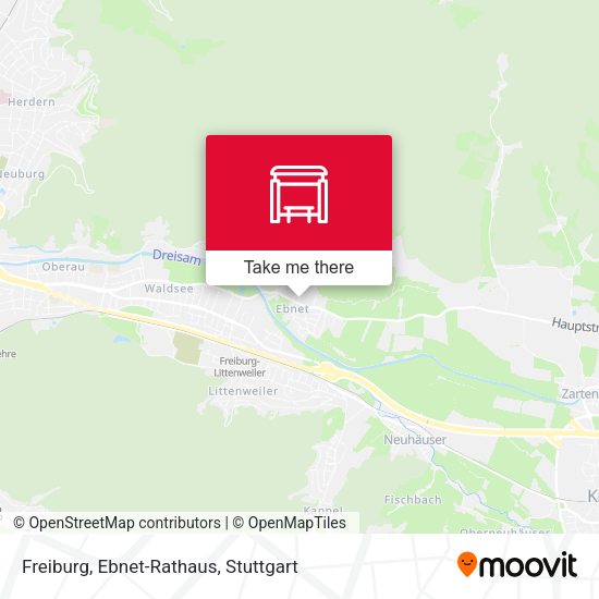 Freiburg, Ebnet-Rathaus map