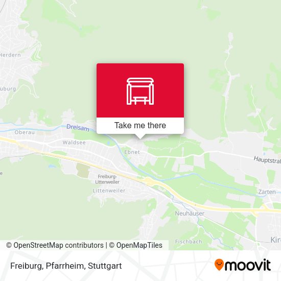 Карта Freiburg, Pfarrheim