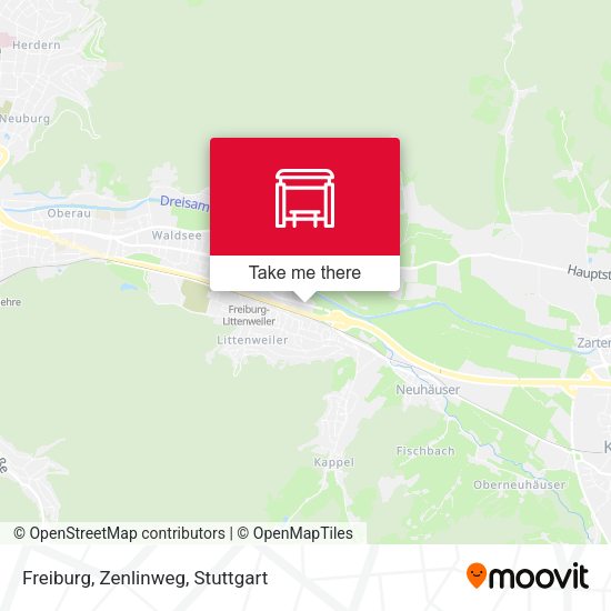 Карта Freiburg, Zenlinweg