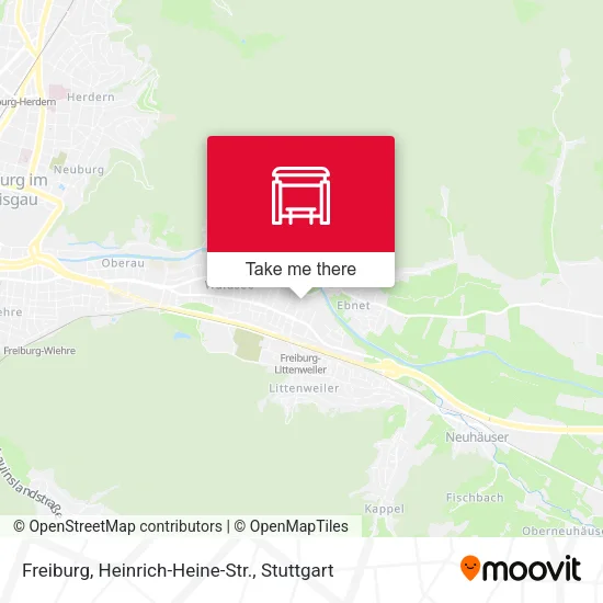 Карта Freiburg, Heinrich-Heine-Str.