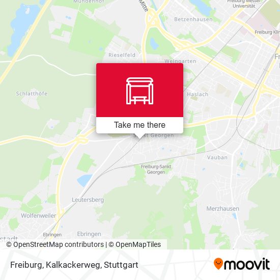 Freiburg, Kalkackerweg map