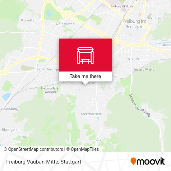 Карта Freiburg Vauban-Mitte