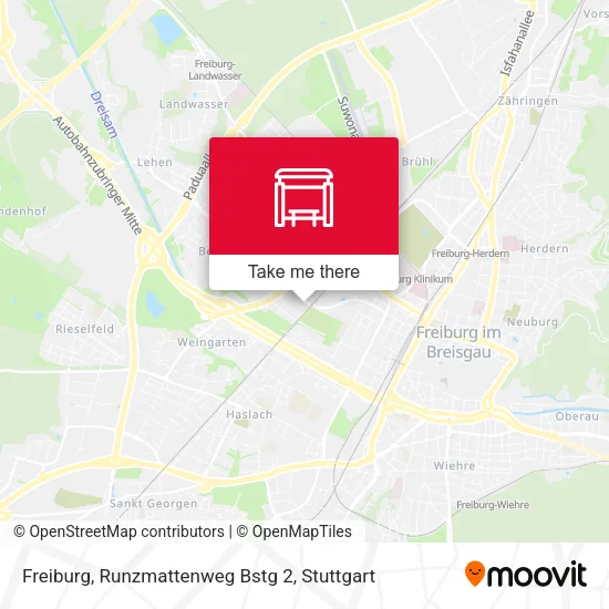Карта Freiburg, Runzmattenweg Bstg 2