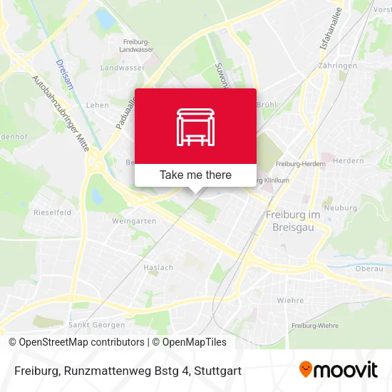 Карта Freiburg, Runzmattenweg Bstg 4