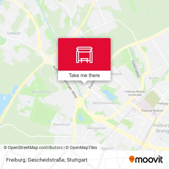 Карта Freiburg, Gescheidstraße