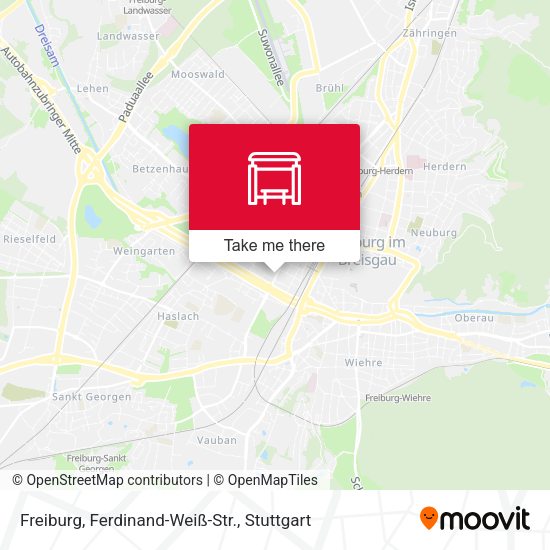 Карта Freiburg, Ferdinand-Weiß-Str.