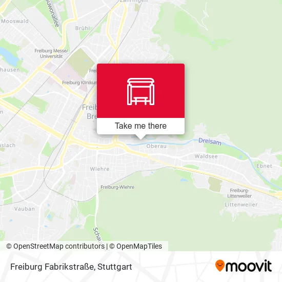 Карта Freiburg Fabrikstraße
