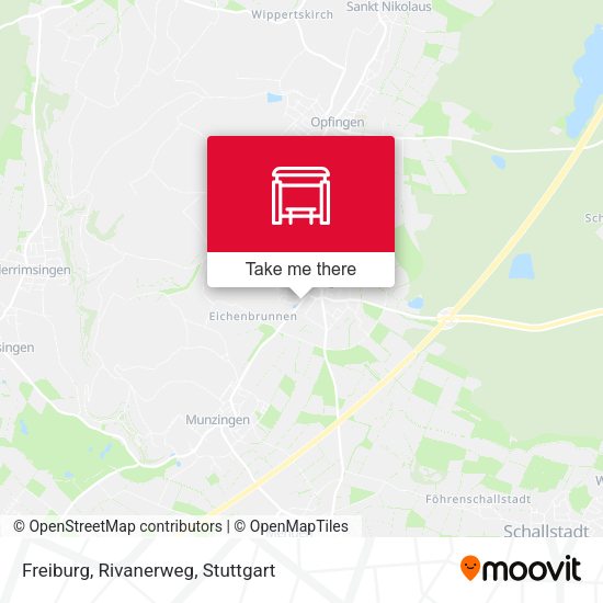 Карта Freiburg, Rivanerweg