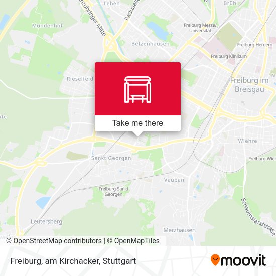 Freiburg, am Kirchacker map