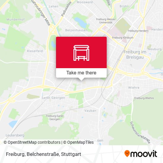 Freiburg, Belchenstraße map