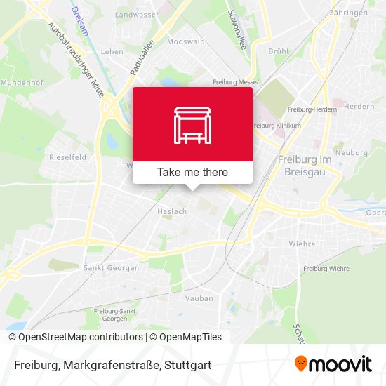 Freiburg, Markgrafenstraße map