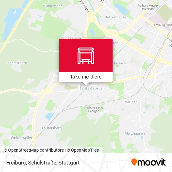 Карта Freiburg, Schulstraße