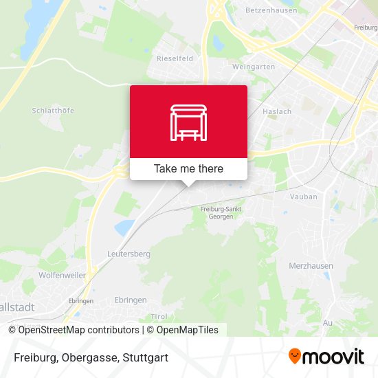 Карта Freiburg, Obergasse