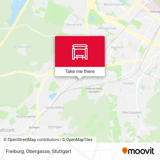 Карта Freiburg, Obergasse