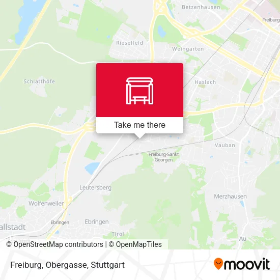 Карта Freiburg, Obergasse