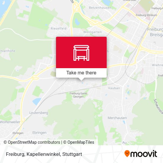 Freiburg, Kapellenwinkel map
