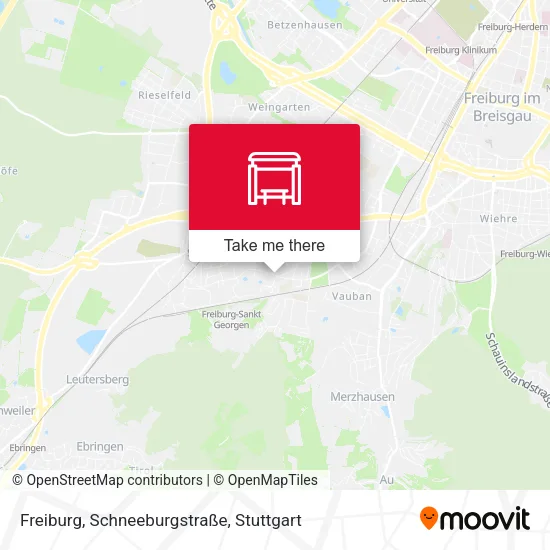 Карта Freiburg, Schneeburgstraße