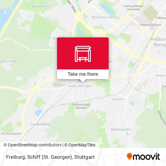 Карта Freiburg, Schiff (St. Georgen)