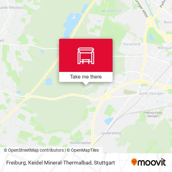 Карта Freiburg, Keidel Mineral-Thermalbad