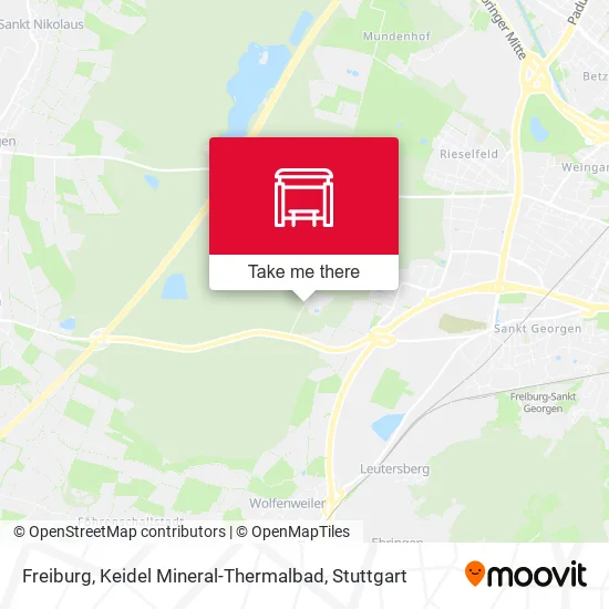 Карта Freiburg, Keidel Mineral-Thermalbad