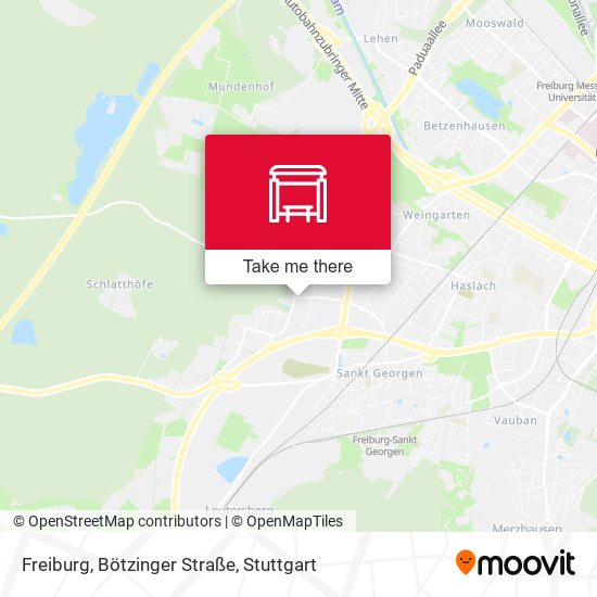 Freiburg, Bötzinger Straße map
