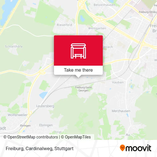 Карта Freiburg, Cardinalweg