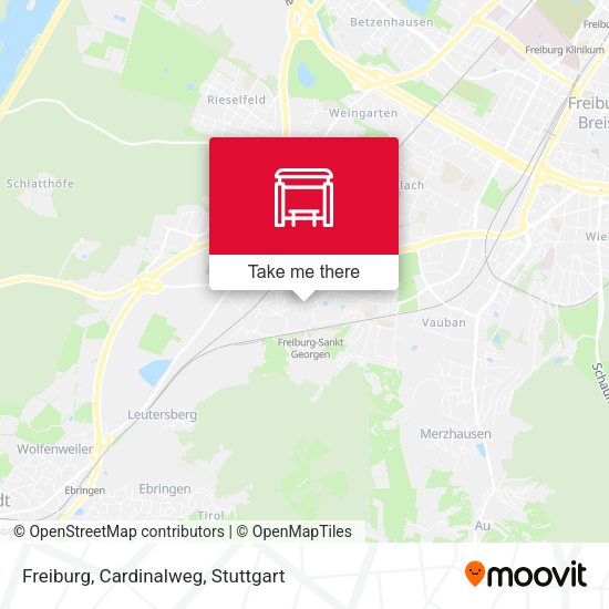 Карта Freiburg, Cardinalweg
