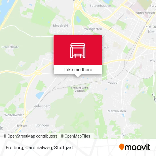 Карта Freiburg, Cardinalweg