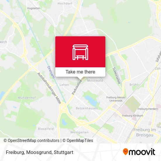 Карта Freiburg, Moosgrund