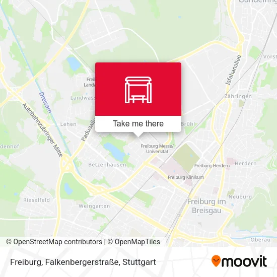 Карта Freiburg, Falkenbergerstraße